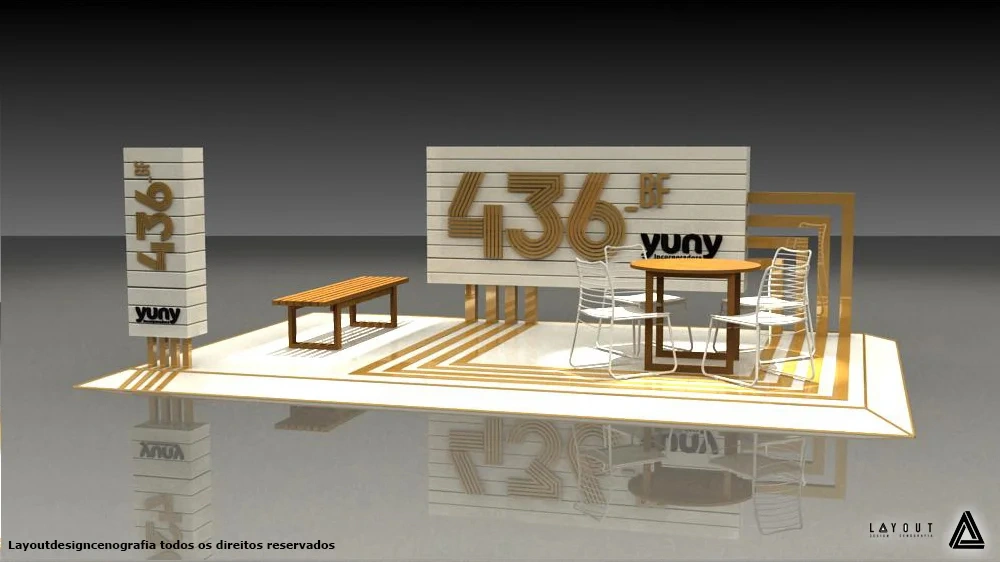 Cenografia para stands de shopping